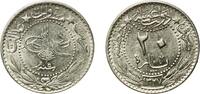 Ottoman Empire 20 Para Ottoman Empire AH1327 (1913) ٥ 20 Para - Mehmed V (Reshat right of Toughra) Nickel Konstantiniyye / Qustantiniyah Mint 4.05g A -
