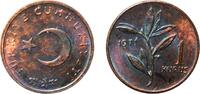 Turkey 1 Kuruş Turkey Republic 1971 1 Kuruş Bronze Turkish State Mint (2940000) 0.98g UNC KM 895a Schön 404a -