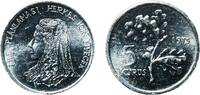 Turkey 5 Kuruş Turkey Republic 1975 5 Kuruş (FAO) Aluminium (99.5% Aluminium, 0.4% Iron, 0.1% Other) Turkish State Mint (1019000) 0.89g UNC KM -