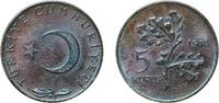 Turkey 5 Kuruş Turkey Republic 1970 5 Kuruş Bronze Turkish State Mint (29360000) 1.97g UNC KM 890.1 KM 890.2 KM 890.3 Schön 405 -