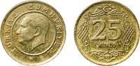 Turkey 25 Kuruş Turkey 2009 25 Kuruş Nickel brass (60% Copper, 14% Nickel, 26% Zinc) Turkish State Mint (174061000) 4g XF KM 1242 Schön 806 -