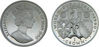 Isle of Man 1 Crown Isle of Man Dependency of the British Crownlocated Elizabeth II 1990 1 Crown World Cup, Italy -
