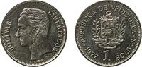 Venezuela 1 Bolivar Venezuela Fourth Republic 1977 1 Bolívar Nickel Royal Mint (Tower Hill) (200000000) 5.1g UNC Y 52 Schön 62 NCV mv1bs-da -