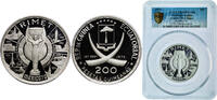 Equatorial Guinea 200 Pesetas Equatorial Guinea Republic 1970 200 Pesetas Guineanas (1970 World Cup, with Oversize Holder) Silver (.9999) Numismatica Italiana -