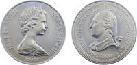 Isle of Man 1 Crown Isle of Man Dependency of the British Crownlocated Elizabeth II 1976 1 Crown 200th Anniversary of the United States -