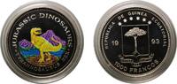 Equatorial Guinea 1000 Francos CFA Equatorial Guinea Republic 1993 1000 Francos CFA (Tyrannosaurus Rex) Copper-nickel 22.58g PF KM 83 -