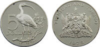 Trinidad and Tobago 5 Dollars Trinidad and Tobago Elizabeth II 1975 FM 5 Dollars Scarlet ibis -