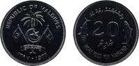 Maldives 20 Rufiyaa Maldives Second Republic AH1397 (1977) 20 Rufiyaa (FAO) Silver (.500) Royal Mint (15000) 28.5g BU KM 56 -