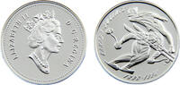 Canada 50 Cents Canada Commonwealth Elizabeth II 1998 50 Cents Ski Racing -