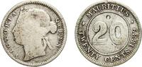 Mauritius 20 Cents Mauritius British crown colony 1889 H 20 Cents - Victoria Silver (.800) Heaton and Sons / The Mint Birmingham Limited (250000) 2 -