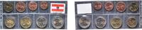 Austria Austria Second Republic 2004 Lot Euro with 8 coins (1st map) BU -