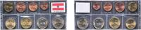 Austria Austria Second Republic 2010 Lot Euro with 8 coins (2nd map) BU -