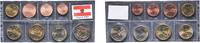 Austria Austria Second Republic 2007 Lot Euro with 8 coins (Treaty of Rome) BU -