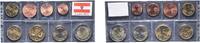 Austria Austria Second Republic 2021 Lot Euro with 8 coins (2nd map) BU -