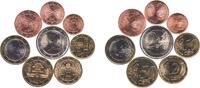 Austria Austria Second Republic 2020 Lot Euro with 8 coins (2nd map) BU -