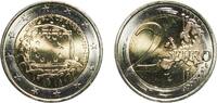 Austria 2 Euros Austria Second Republic 2015 2 Euros (European Union Flag) Bimetallic: nickel brass clad nickel centre in copper-nickel ring (25 -