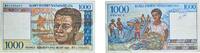 Madagascar 1000 Francs Madagascar Third Republic ND (1996-2004) 1000 Francs Paper (204000000) XF P 76 -