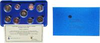 Ireland Ireland Republic 2007 Proof Euro set with 9 coins (2nd map) Bimetallic: nickel brass clad nickel centre in copper-nickel ring PF -