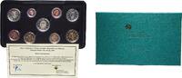 Ireland Ireland Republic 2009 Proof Euro set with 9 coins (2nd map) Bimetallic: nickel brass clad nickel centre in copper-nickel ring PF -