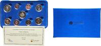 Ireland Ireland Republic 2012 Proof Euro set with 9 coins (2nd map) Bimetallic: nickel brass clad nickel centre in copper-nickel ring PF -