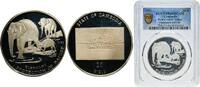 Cambodia 20 Riels Cambodia State 1993 20 Riels (Protection of Nature) Silver (.999) Empresa Cubana de Acuñaciones Mint (5000) 19.95g PCGS PR 66 K -