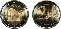 Spain 2 Euros Spain Kingdom 2017 M 2 Euros (Churches of the Kingdom of Asturias) Bimetallic: nickel brass clad nickel centre in copper-nickel -