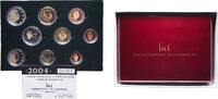 Luxembourg Luxembourg 2004 Proof Euro set with 9 coins - Henri I (Monogramme) Bimetallic: nickel brass clad nickel centre in copper-nickel -