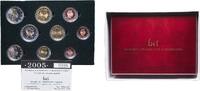 Luxembourg Luxembourg 2005 Proof Euro set with 9 coins - Henri I (Henri and Adolphe) Bimetallic: nickel brass clad nickel centre in copper- -