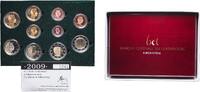 Luxembourg Luxembourg 2009 Proof Euro set with 10 coins - Henri I Bimetallic: nickel brass clad nickel centre in copper-nickel ring PF -