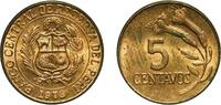 Peru 5 Centavos 1973 Peru Republic 1973 5 Centavos Brass (25074000) 1.47... 2.83 &pound;  +  12.02 &pound; shipping