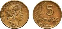 Peru 5 Centavos 1965 Lima Mint Peru Republic 1965 5 Centavos Brass (70% ... 2.83 &pound;  +  12.02 &pound; shipping