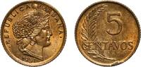 Peru 5 Centavos 1951 Lima Mint Peru Republic 1951 5 Centavos Brass (70% ... 5.66 &pound;  +  12.02 &pound; shipping
