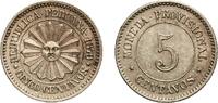 Peru 5 Centavos 1879 Peru Republic 1879 5 Centavos Copper-nickel (120000... 14.16 &pound;  +  12.02 &pound; shipping