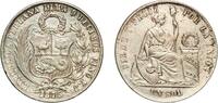 Peru 1 Sol 1875 YJ Lima Mint Peru Republic 1875 YJ 1 Sol Silver (.900) (... 66.09 &pound;  +  12.02 &pound; shipping