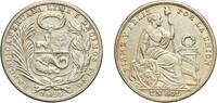 Peru 1 Sol 1925 Lima Mint Peru Republic 1925 1 Sol Silver (.500) (Copper... 42.48 &pound;  +  12.02 &pound; shipping