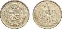 Peru 1 Sol 1924 Lima Mint Peru Republic 1924 1 Sol With traces of luster... 56.65 &pound;  +  12.02 &pound; shipping