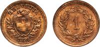 Switzerland (1848-date) 1 Rappen 1934 B Bern Mint Switzerland Federal St... 23.60 &pound;  +  12.02 &pound; shipping