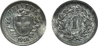 Switzerland (1848-date) 1 Rappen Switzerland Federal State 1946 B 1 Rappen (Wreath; zinc) Zinc Bern Mint (12063000) 1.18g UNC HMZ 2 1215 Divo/Tob19 327 KM 3a Sc -