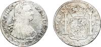 Peru 8 Reales Peru Spanish colony 1802 LIMAE IJ 8 Reales - Carlos IV (Colonial Milled Coinage) Silver (.896) (3875000) 26.94g VF KM 97 -