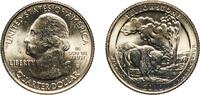 United States ¼ Dollar United States Federal republic 2010 D ¼ Dollar Washington Quarter (Yellowstone, Wyoming) Copper-nickel clad copper Denver Mint -