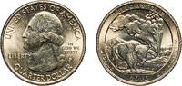 United States ¼ Dollar United States Federal republic 2010 P ¼ Dollar Washington Quarter (Yellowstone, Wyoming) Copper-nickel clad copper Philadelphi -