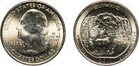 United States ¼ Dollar United States Federal republic 2011 D ¼ Dollar Washington Quarter (Olympic National Park, Washington) Copper-nickel clad coppe -