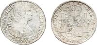 Mexico 8 Reales Mexico Spanish colony 1807 Mo TH 8 Reales - Carlos IV Silver (.896) Mexican Mint 26.71g XF KM 109 -