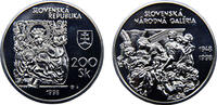 Slovakia 200 Korun Slovakia Republic 1998 200 Korun Slovak National Gallery -