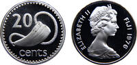 Fiji 20 Cents Fiji Republic Elizabeth II 1976 20 Cents -