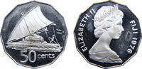 Fiji 50 Cents Fiji Republic Elizabeth II 1976 50 Cents -