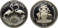 The Bahamas 2 Dollars Bahamas Commonwealth Elizabeth II 1975 FM 2 Dollars -