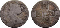 Great Britain 6 Pence Great Britain Kingdom of England Anna 1703-1707 6 Pence 2.9g -