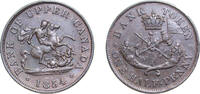 Canada ½ Penny Canada United Province of Canada Canadian provinces 1854 ½ Penny - Bank of Upper Canada Copper Royal mint (Tower Hill) 8.1g AU -