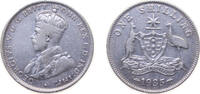 Australia 1 Shilling Australia Commonwealth 1935 1 Shilling - George V Silver (.925) (500000) 5.65g VF KM 26 -